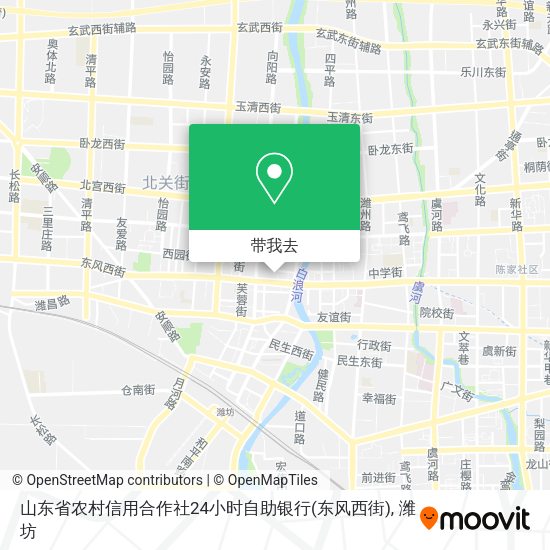 山东省农村信用合作社24小时自助银行(东风西街)地图