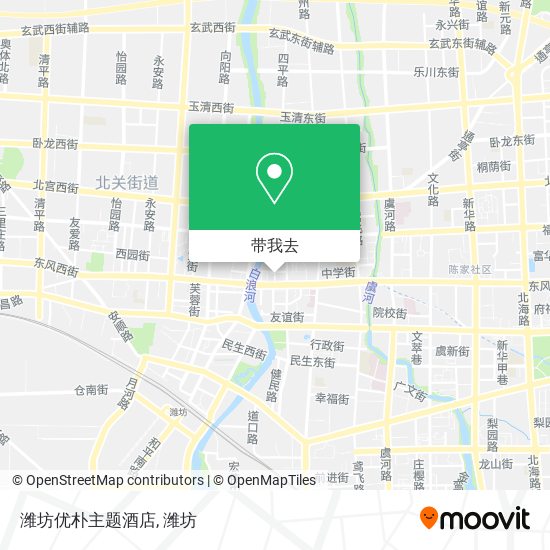 潍坊优朴主题酒店地图