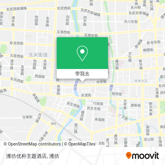 潍坊优朴主题酒店地图