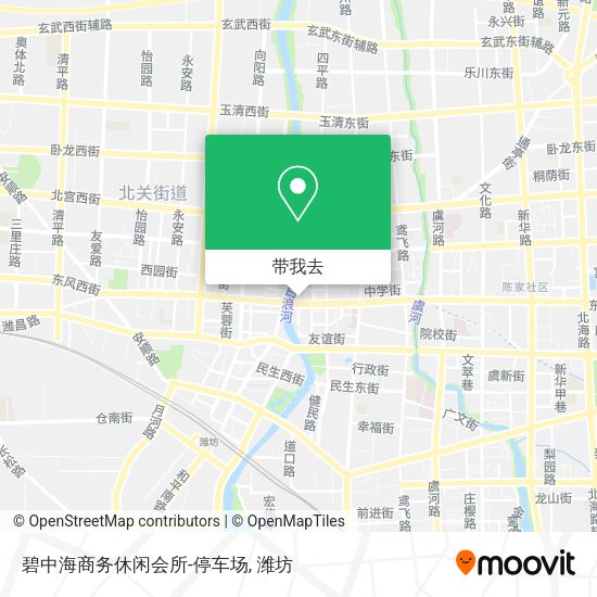 碧中海商务休闲会所-停车场地图