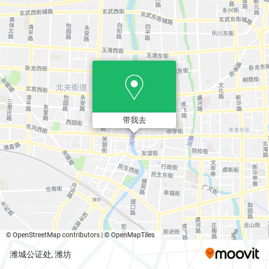 潍城公证处地图
