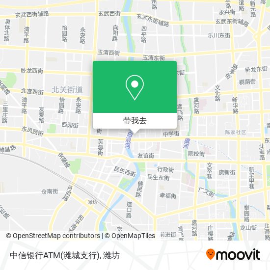 中信银行ATM(潍城支行)地图