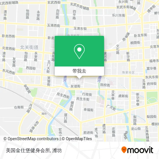 美国金仕堡健身会所地图