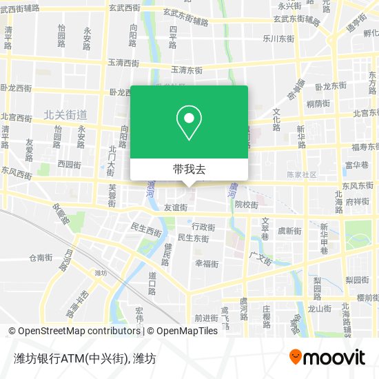 潍坊银行ATM(中兴街)地图