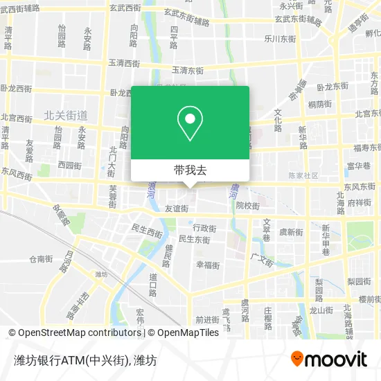 潍坊银行ATM(中兴街)地图