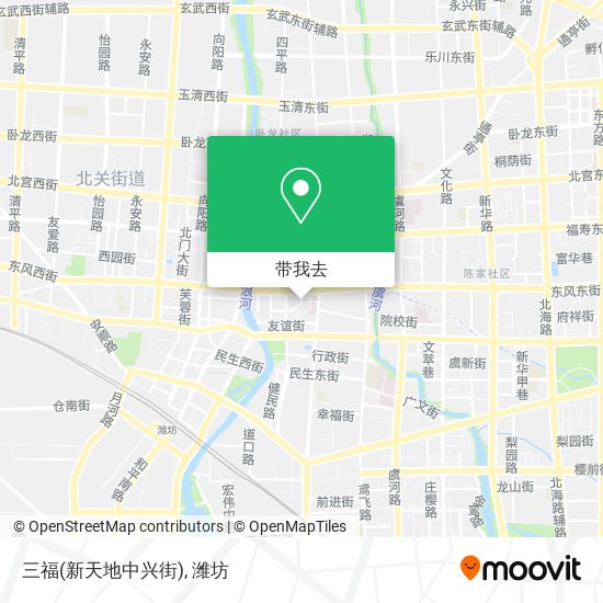 三福(新天地中兴街)地图