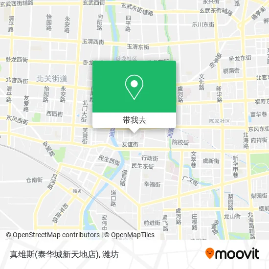 真维斯(泰华城新天地店)地图