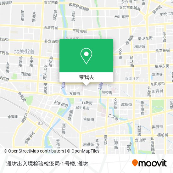 潍坊出入境检验检疫局-1号楼地图