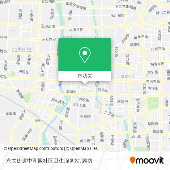 东关街道中和园社区卫生服务站地图