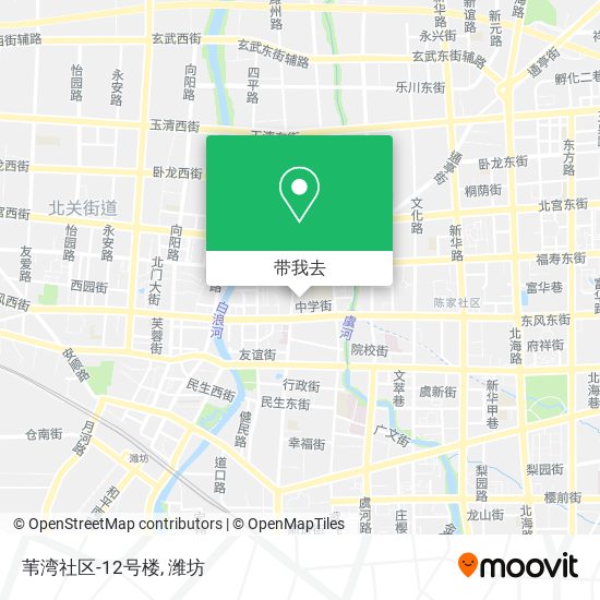 苇湾社区-12号楼地图