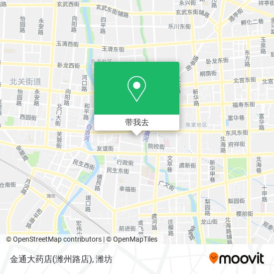 金通大药店(潍州路店)地图