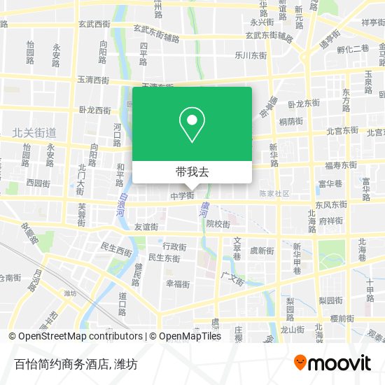 百怡简约商务酒店地图
