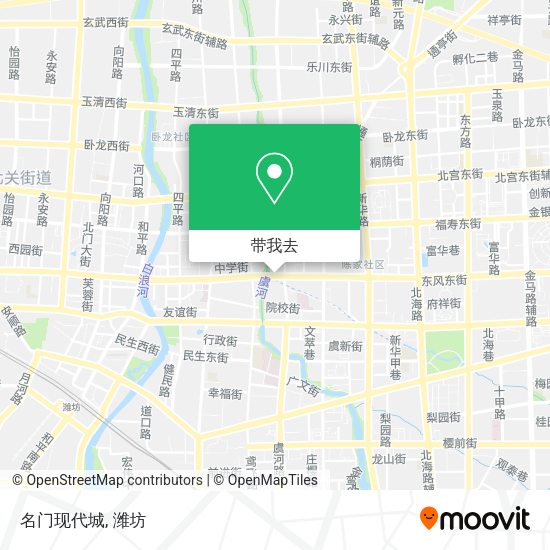 名门现代城地图