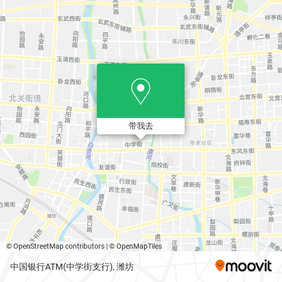 中国银行ATM(中学街支行)地图
