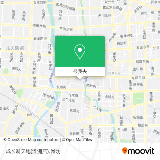 成长新天地(潍洲店)地图