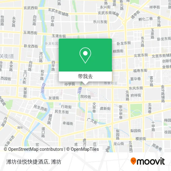 潍坊佳悦快捷酒店地图