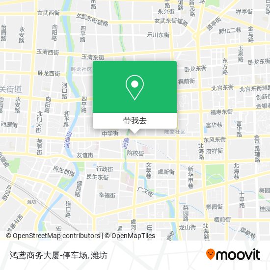 鸿鸢商务大厦-停车场地图