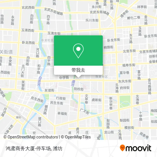 鸿鸢商务大厦-停车场地图
