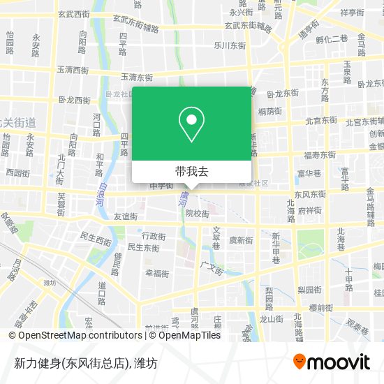 新力健身(东风街总店)地图