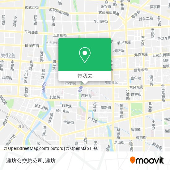 潍坊公交总公司地图