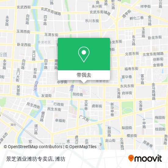 景芝酒业潍坊专卖店地图