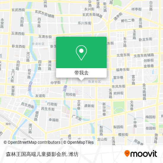 森林王国高端儿童摄影会所地图