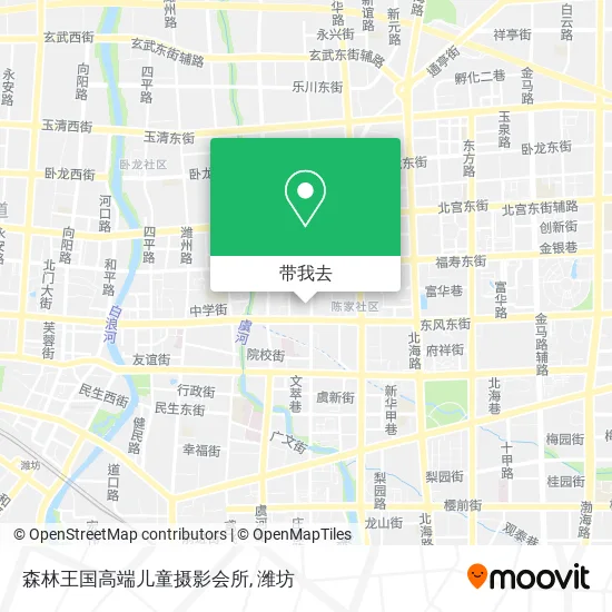 森林王国高端儿童摄影会所地图