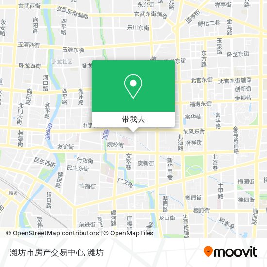 潍坊市房产交易中心地图