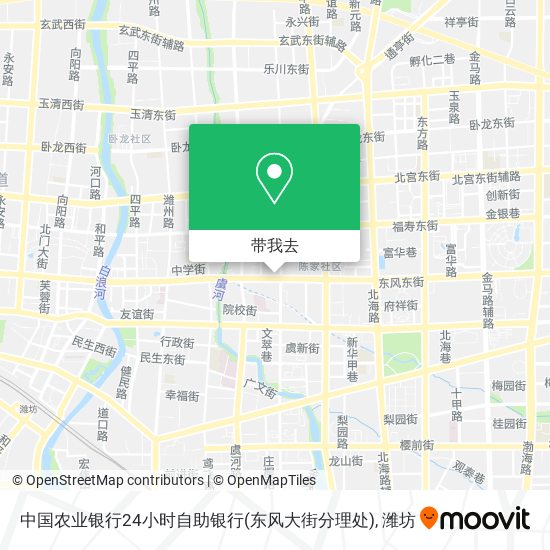 中国农业银行24小时自助银行(东风大街分理处)地图