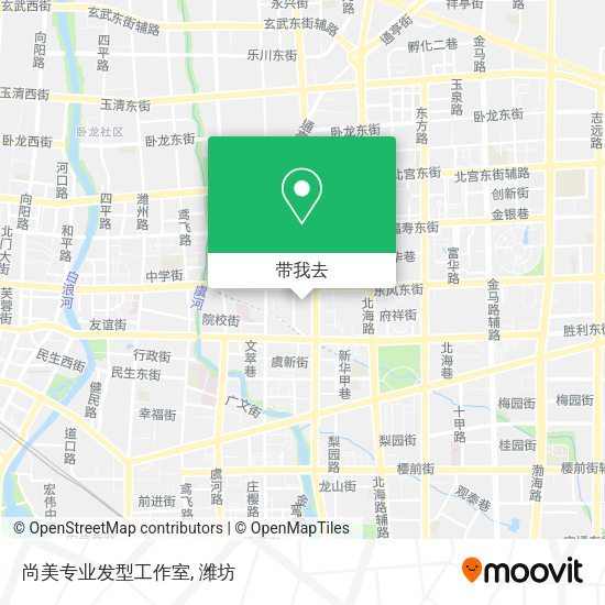 尚美专业发型工作室地图