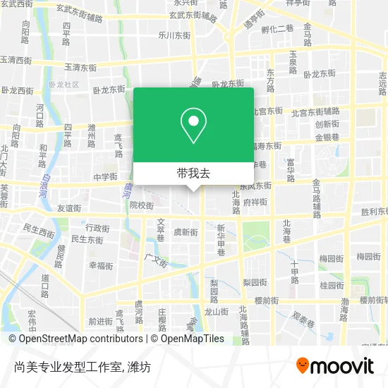 尚美专业发型工作室地图