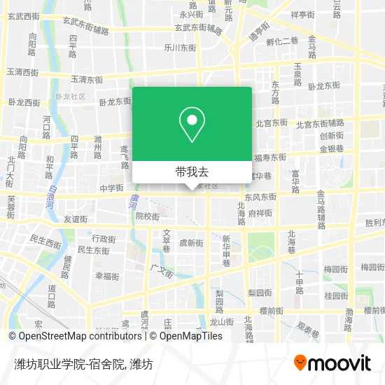 潍坊职业学院-宿舍院地图