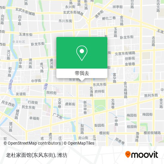 老杜家面馆(东风东街)地图