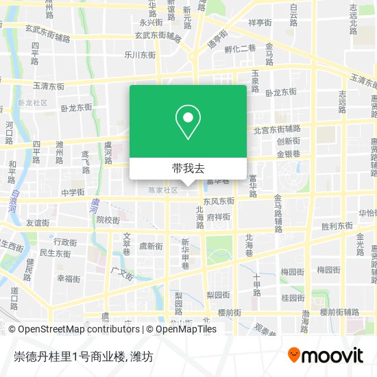 崇德丹桂里1号商业楼地图