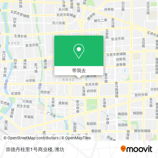 崇德丹桂里1号商业楼地图
