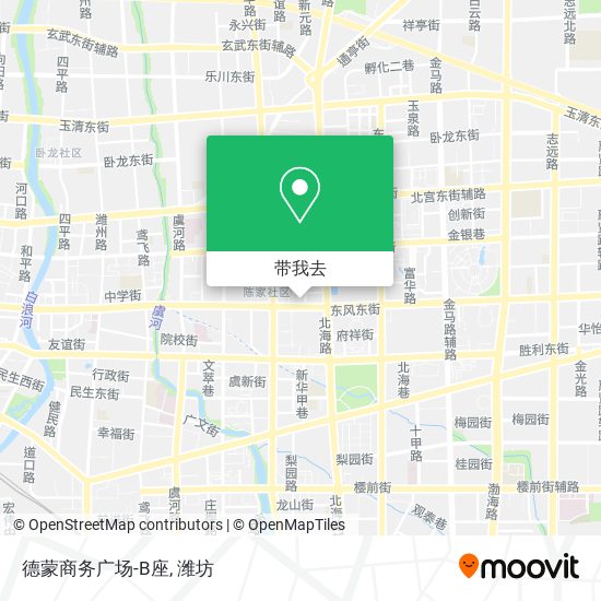 德蒙商务广场-B座地图