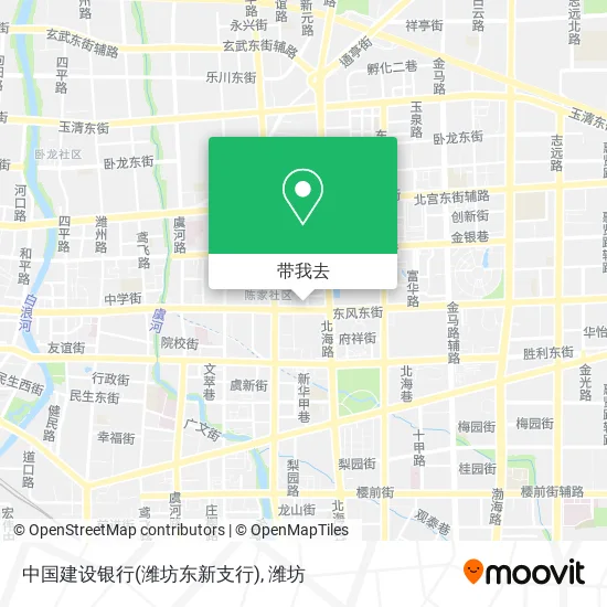 中国建设银行(潍坊东新支行)地图