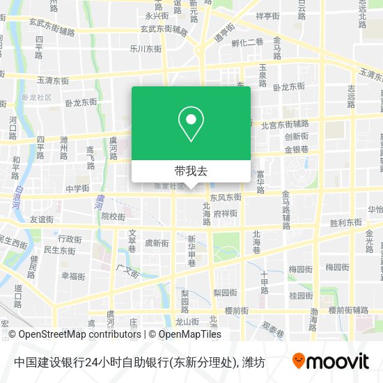 中国建设银行24小时自助银行(东新分理处)地图