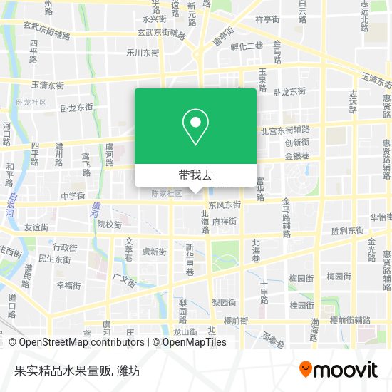 果实精品水果量贩地图