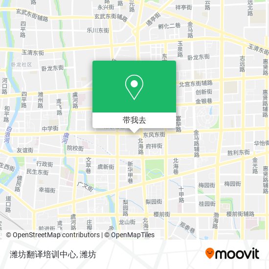 潍坊翻译培训中心地图