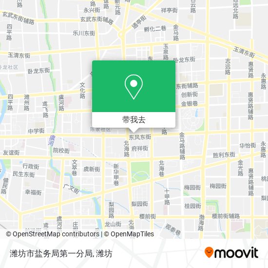 潍坊市盐务局第一分局地图