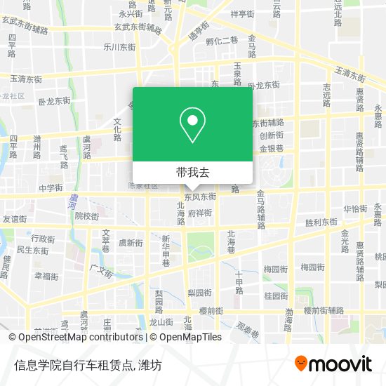 信息学院自行车租赁点地图