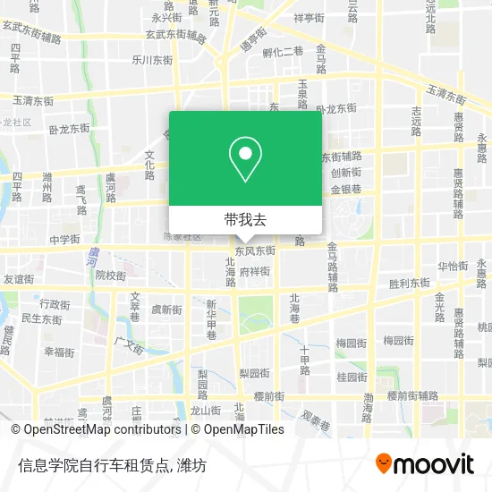 信息学院自行车租赁点地图