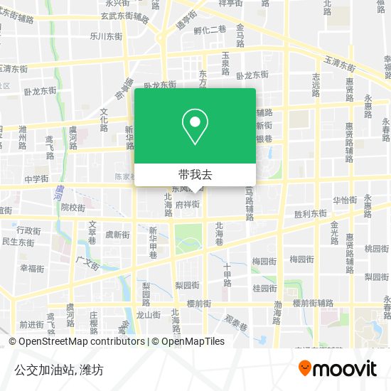 公交加油站地图