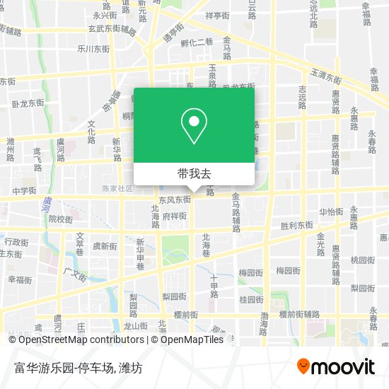 富华游乐园-停车场地图