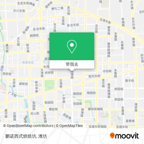 鹏诺西式烘焙坊地图