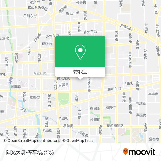 阳光大厦-停车场地图