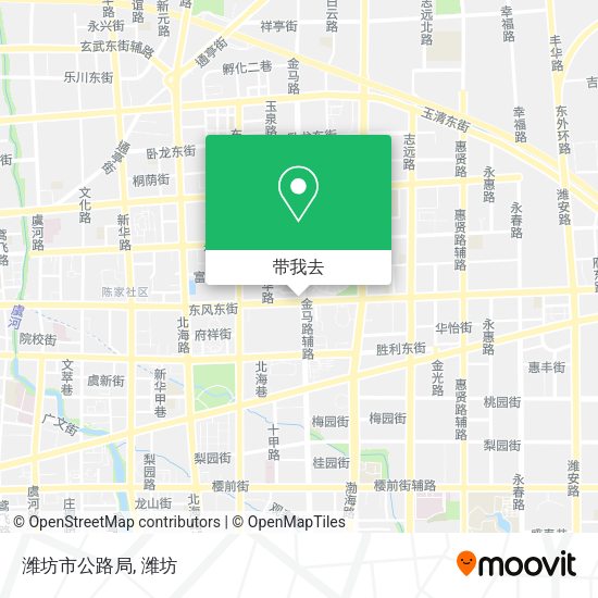 潍坊市公路局地图