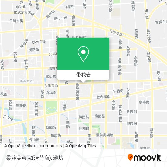 柔婷美容院(清荷店)地图