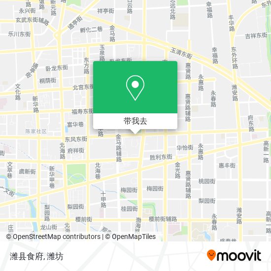 潍县食府地图
